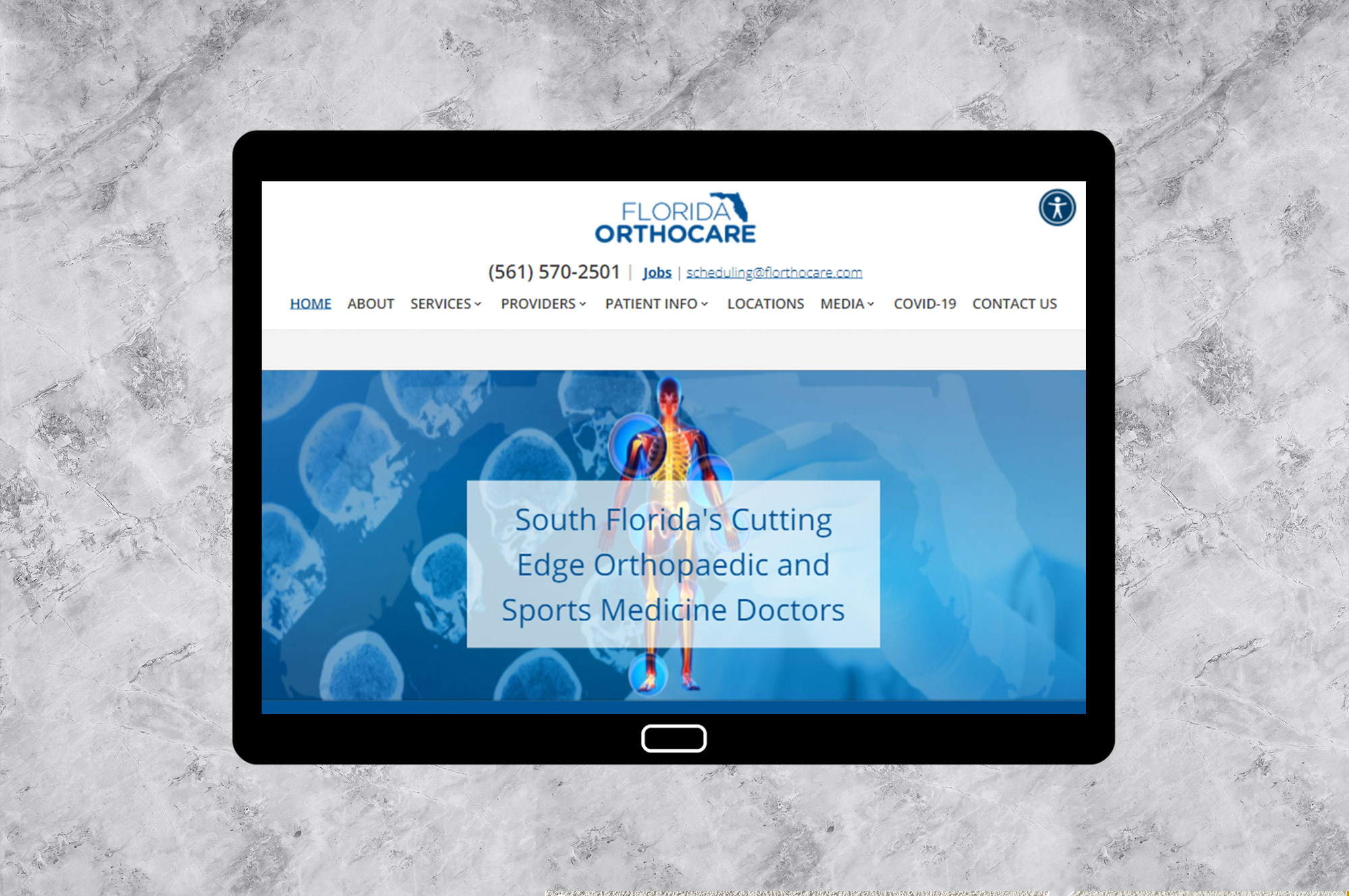 Orthopedic Surgery Website Design Web Design Screeshot