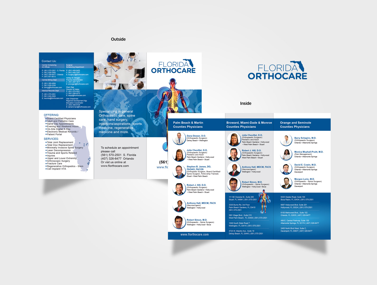 Trifold Brochure Design Portfolio Image