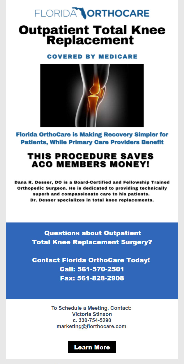 Florida Orthocare Newsletter